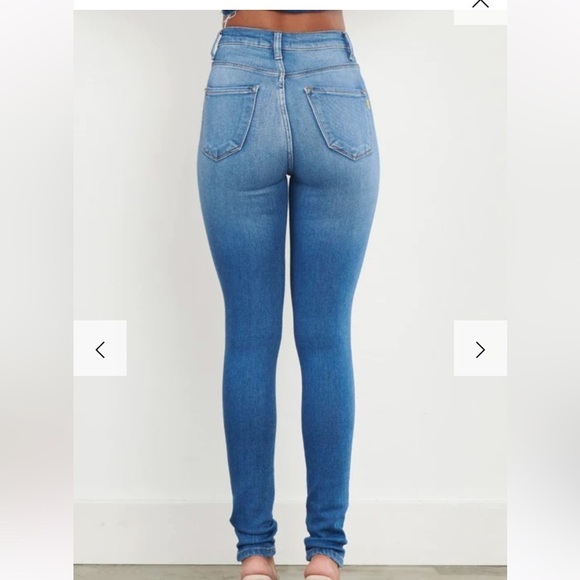 Vibrant M. I. U. Skinny Medium Stone Wash  Jeans  NWT Size 9/28W - Picture 3 of 15